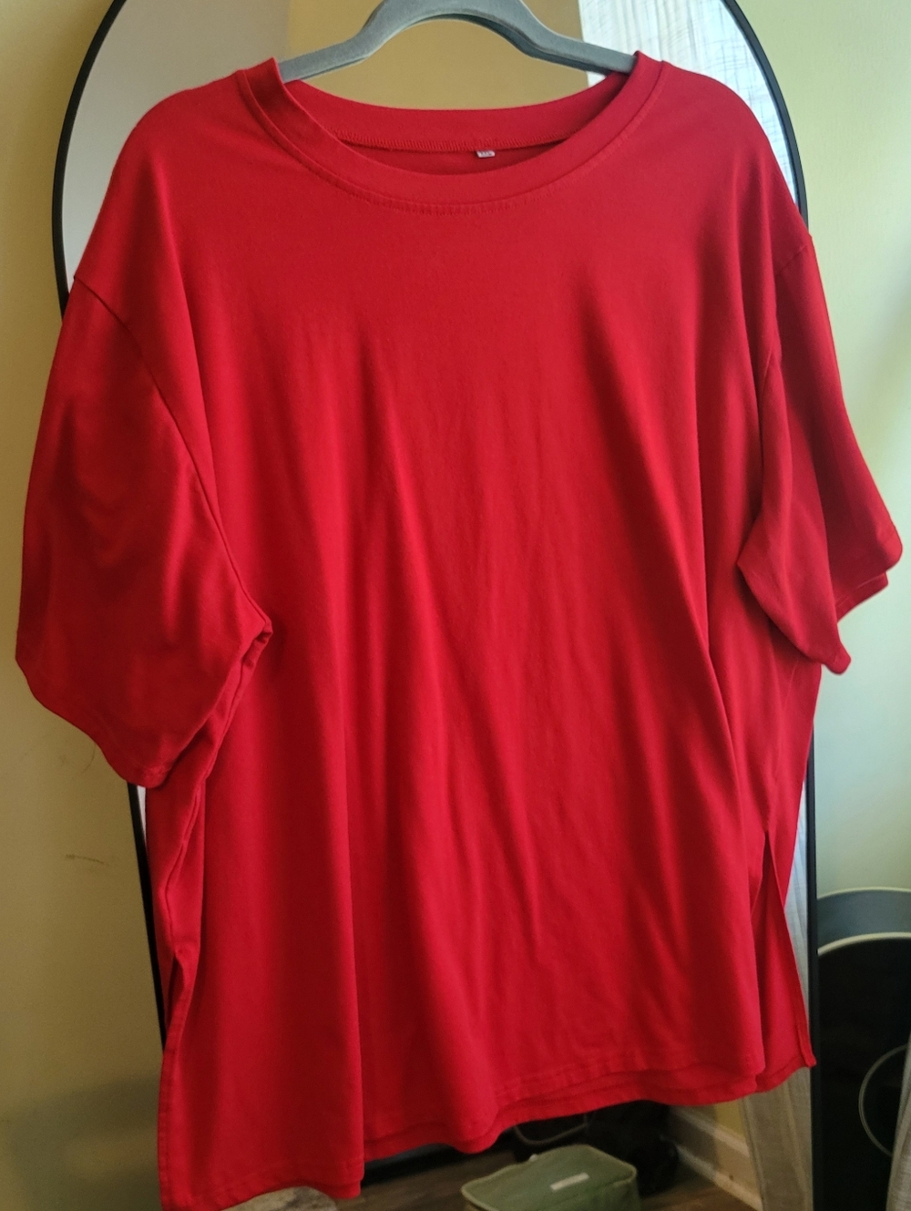 XXL Red Boutique Top Side Slits